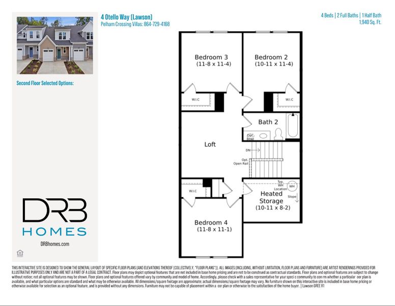 2D floor plan layout of this home in Pelham Crossing Villas, Greenville, SC (Image 6). 2D floor plan layout of this home in Pelham Crossing Villas, Greenville, SC (Image 6).