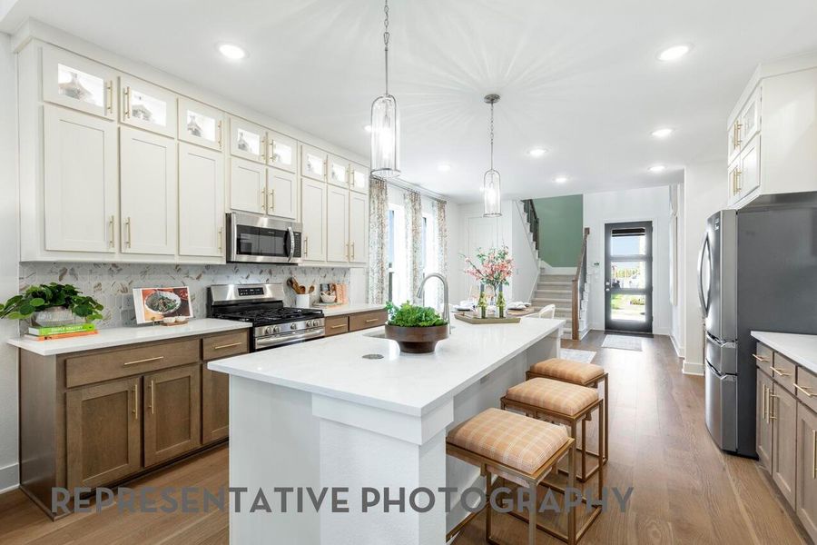 Furnished interior view inside a new home in Indigo, Richmond (Image 10).