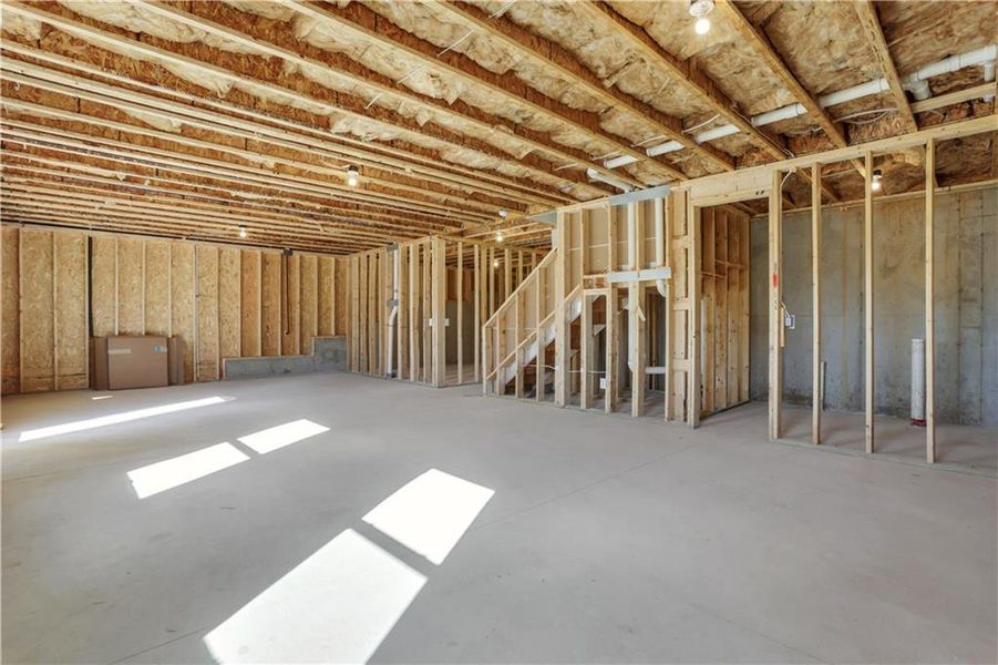 In-progress construction of a new home in Cambridge, Flowery Branch, GA (Image 54).