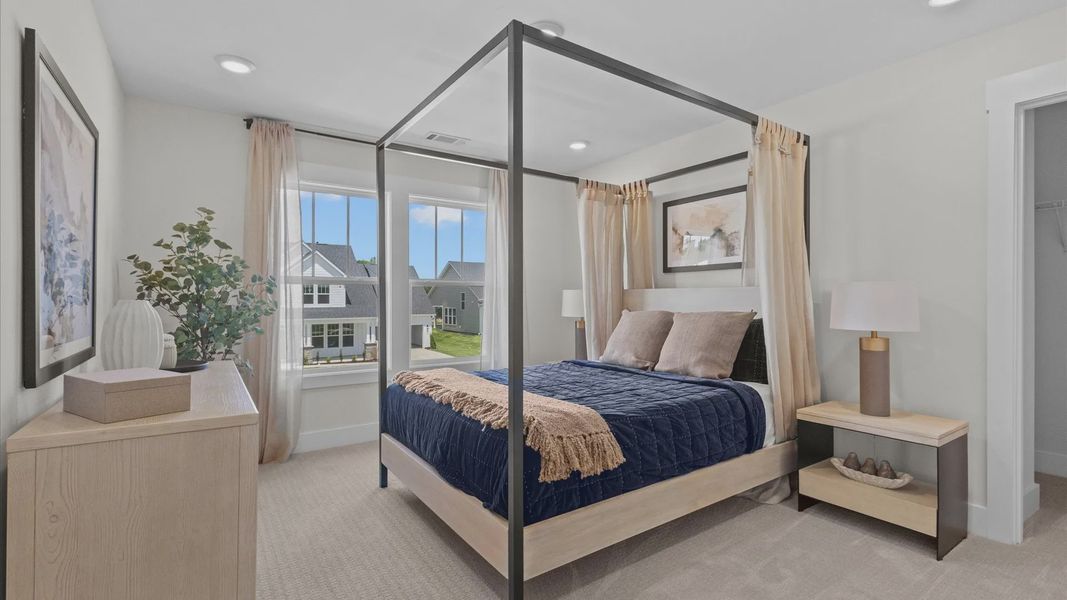 Representative furnished interior of a home built from the Stonefield by DRB Homes in Kayfield at Midway, Anderson (Image 27).