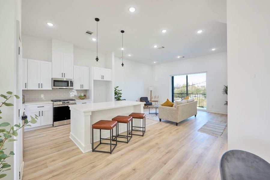 Furnished interior view inside a new home in , Houston (Image 3).