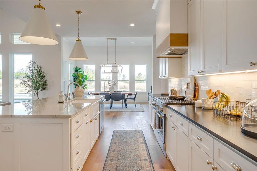 Furnished interior view inside a new home in , Aledo (Image 10).
