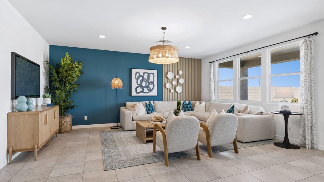 Furnished interior view inside a new home in Magma Ranch Vistas, Florence (Image 6).