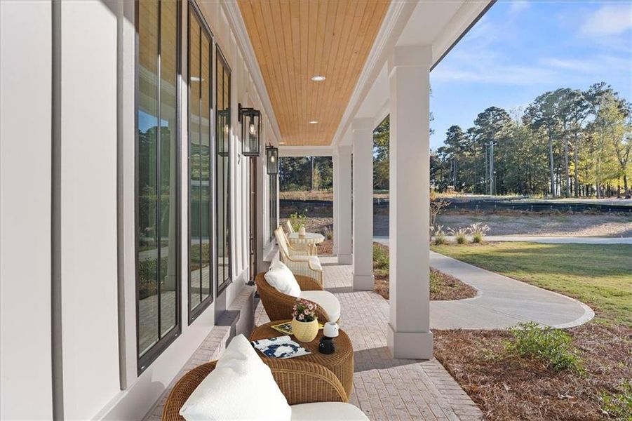 Exterior details and patio area of a home in , Eatonton (Image 3). Exterior details and patio area of a home in , Eatonton (Image 3).
