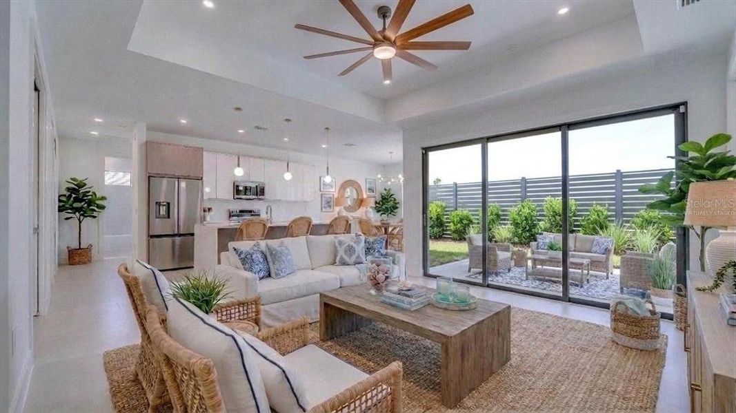 Furnished interior view inside a new home in , Lehigh Acres (Image 7).