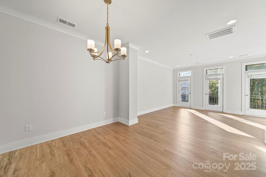Spacious, unfurnished interior of a new home in , Huntersville (Image 19).