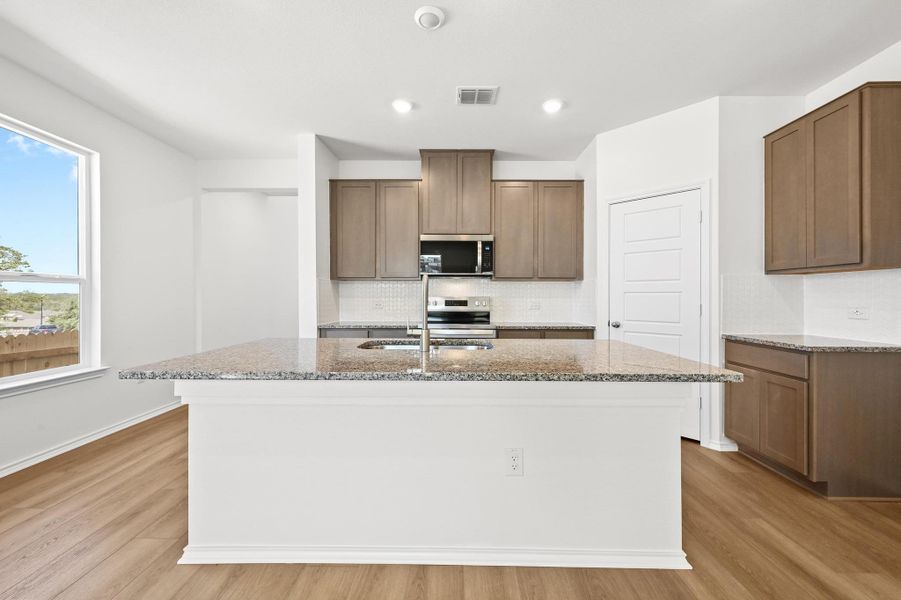 Furnished interior view inside a new home in Creekside at Estancia, Austin (Image 12).