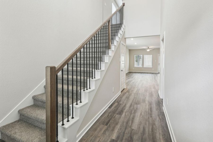 Photo is not of the actual home, but is an inspirational photo of builder’s model home and may depict options, furnishings, and/or decorator features that are not included