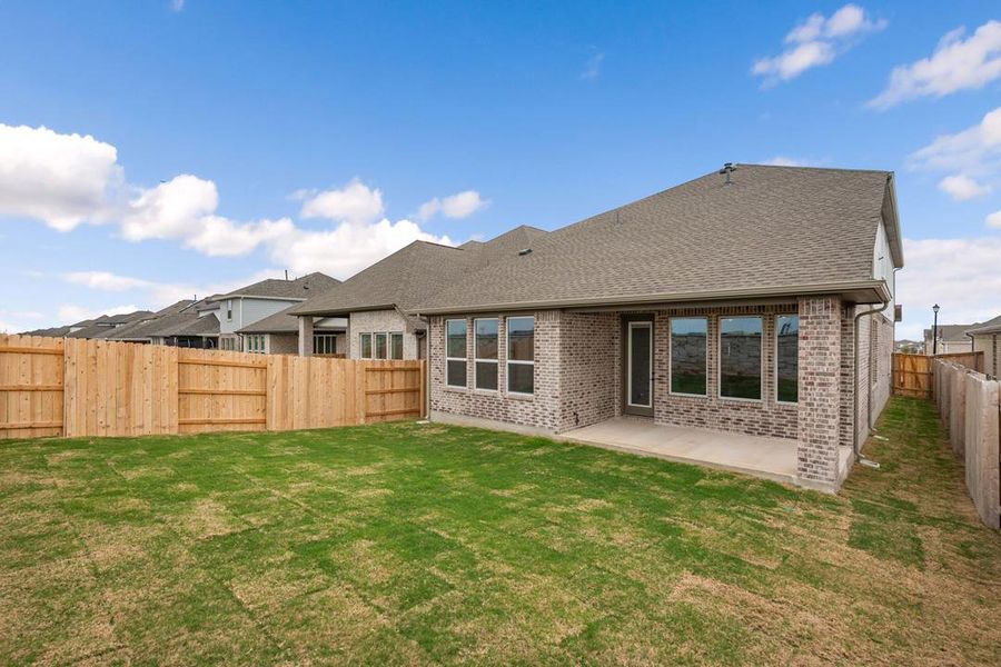 Exterior details and patio area of a home in Flora, Hutto (Image 21).