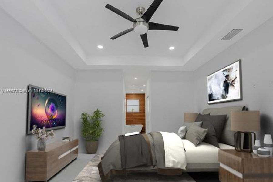 Furnished interior view inside a new home in , Cape Coral (Image 8).