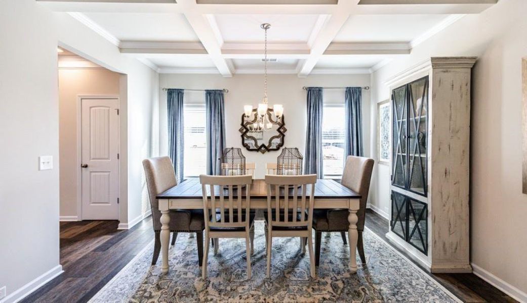 Furnished interior view inside a new home in Saddle Ridge, Calhoun (Image 13).