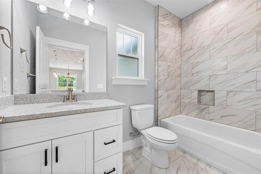 Furnished interior view inside a new home in , Lake City (Image 12).