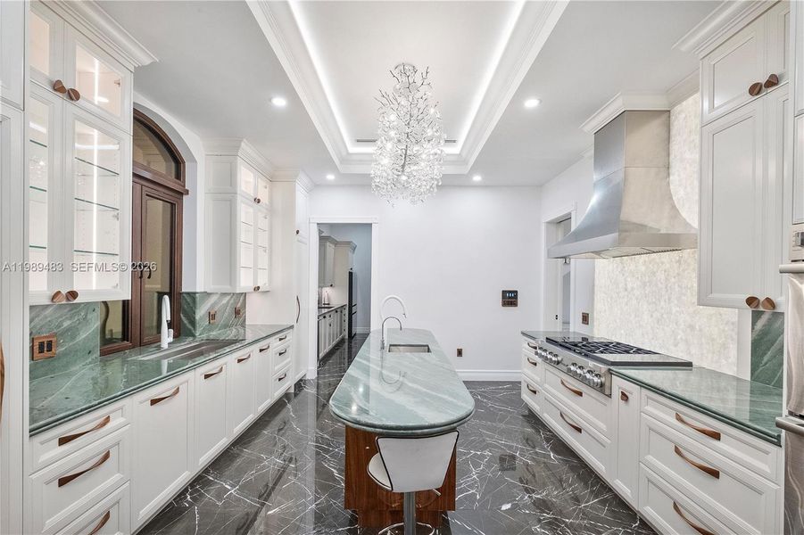 Furnished interior view inside a new home in , Surfside (Image 13).