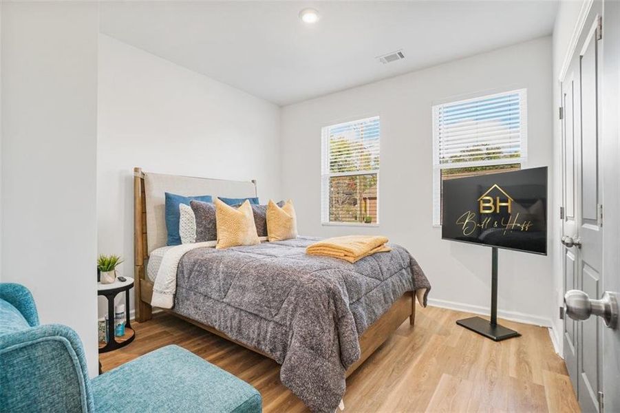 Furnished interior view inside a new home in , Atlanta (Image 11). Furnished interior view inside a new home in , Atlanta (Image 11).