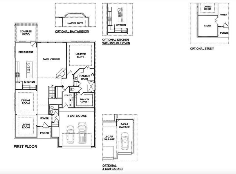 2D floor plan layout of this home in Stone Creek Ranch, Hockley, TX (Image 6). 2D floor plan layout of this home in Stone Creek Ranch, Hockley, TX (Image 6).