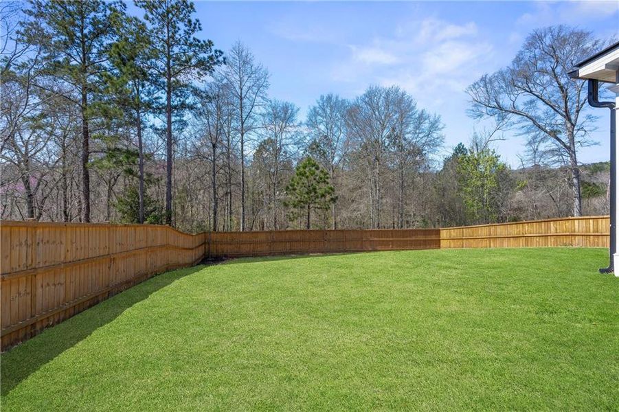 Exterior details and patio area of a home in Water Oak Estates, Lawrenceville (Image 3).