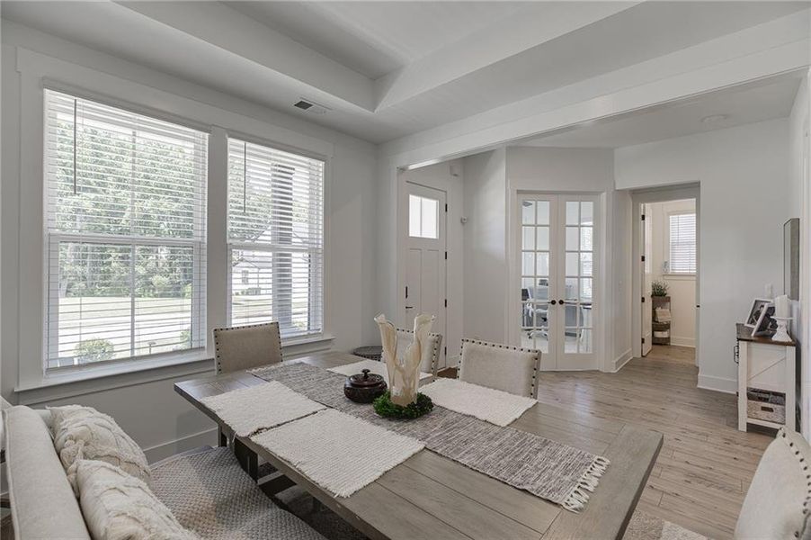 Furnished interior view inside a new home in , Cumming (Image 38).
