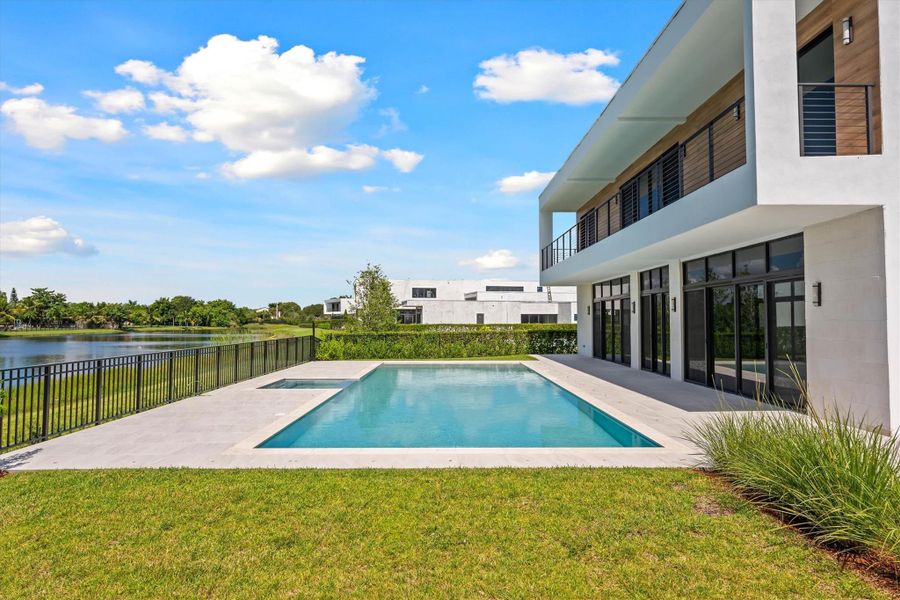 Exterior details and patio area of a home in , Weston (Image 40).