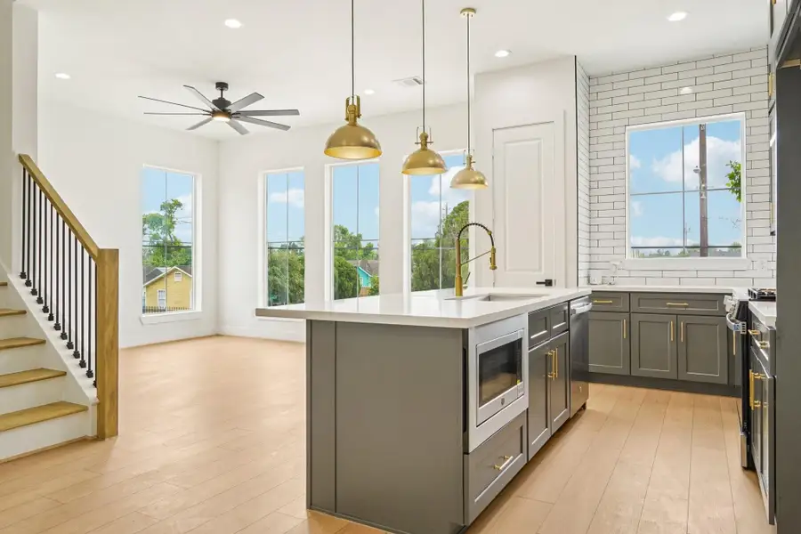 Furnished interior view inside a new home in , Houston (Image 16).