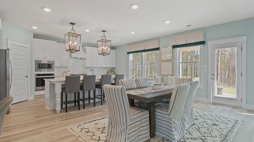 Furnished interior view inside a new home in Riverbend Overlook, Fayetteville (Image 19).