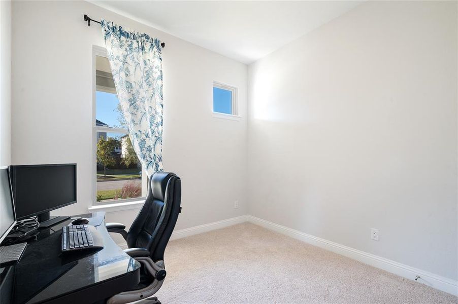 2nd downstairs bedroom just off the entry would also make a great home office.