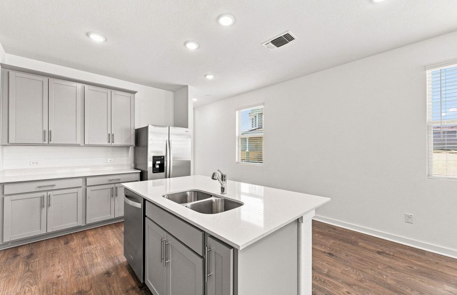 Furnished interior view inside a new home in Sonterra, Jarrell (Image 5).