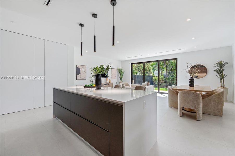 Furnished interior view inside a new home in , Miami (Image 13).