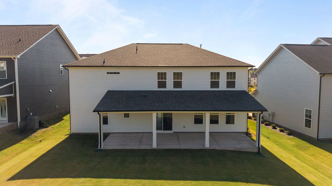 The Norris Plan by DRB Homes in McBride Indian Trail, NC - Rear Patio