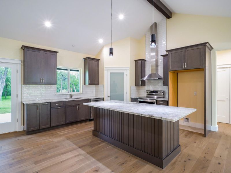 Furnished interior view inside a new home in , Marble Falls (Image 7). Furnished interior view inside a new home in , Marble Falls (Image 7).