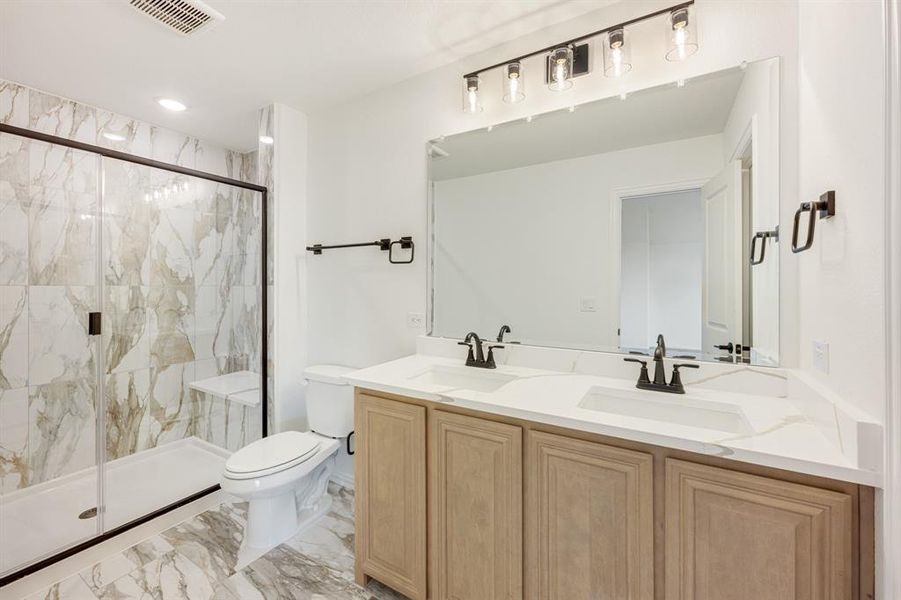 Furnished interior view inside a new home in Eagle Glen 50, Alvarado (Image 11).