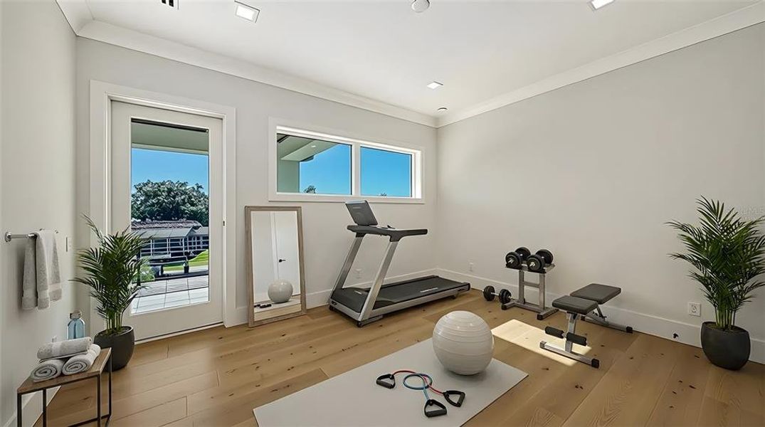 Furnished interior view inside a new home in , Sarasota (Image 20).