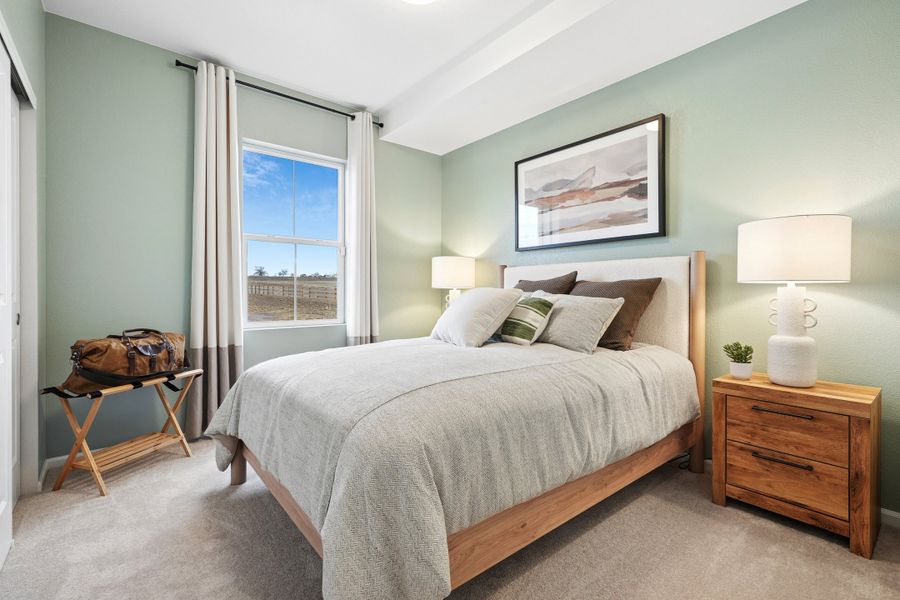 Representative furnished interior of a home built from the Summit by Taylor Morrison in Sugar Creek Alpine, Loveland (Image 20).