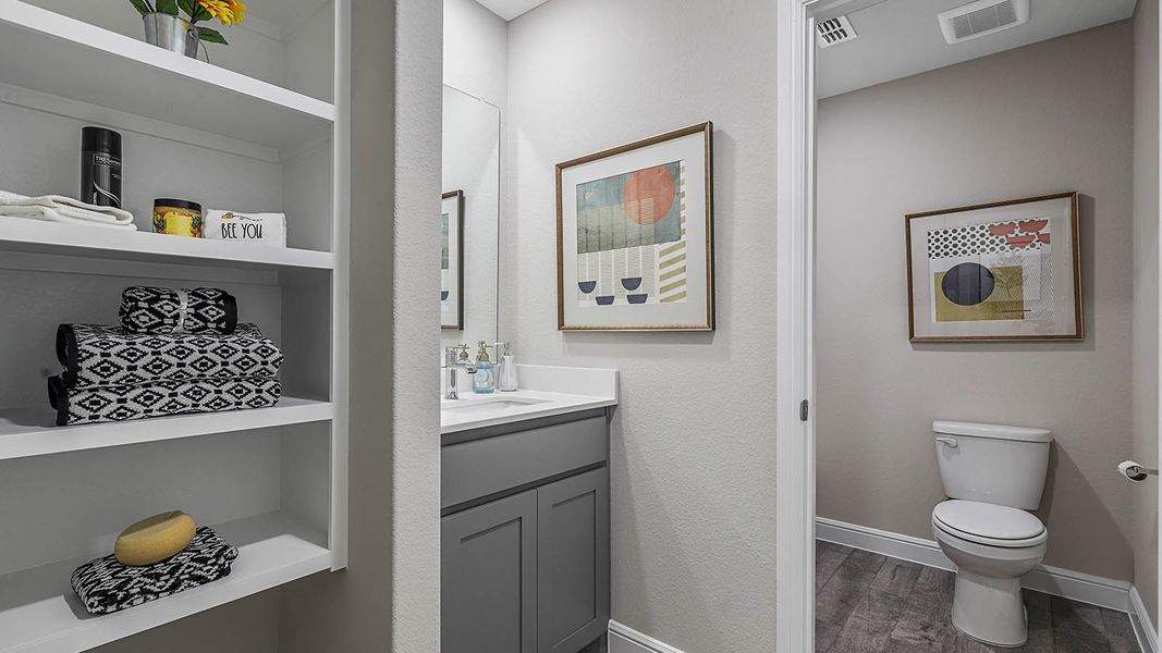 Furnished interior view inside a new home in Sandstone Estates, Granbury (Image 29). Furnished interior view inside a new home in Sandstone Estates, Granbury (Image 29).