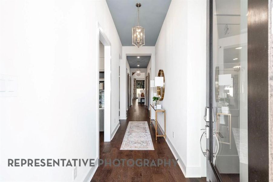 Furnished interior view inside a new home in Landmark, Denton (Image 27).