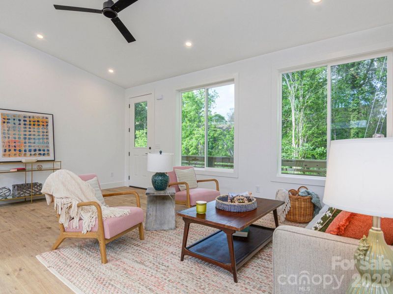 Furnished interior view inside a new home in , Asheville (Image 32).