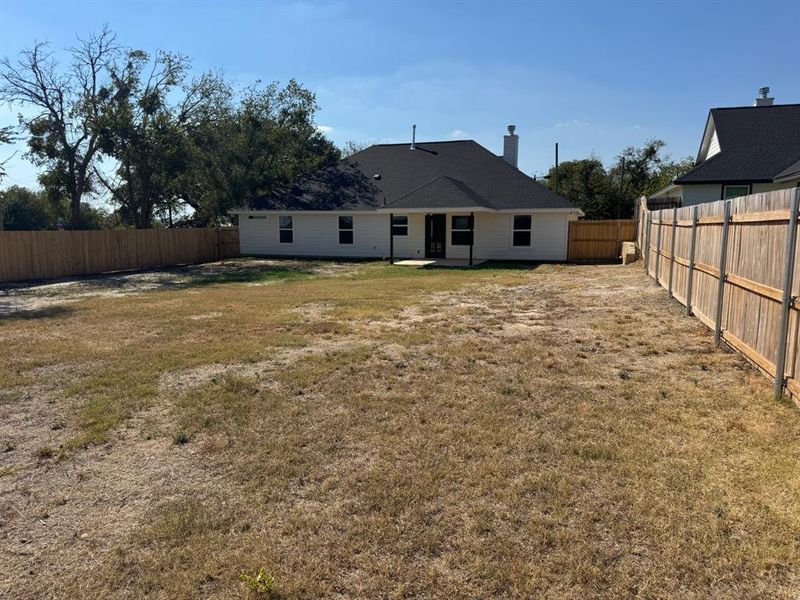 Exterior details and patio area of a home in , Weatherford (Image 4). Exterior details and patio area of a home in , Weatherford (Image 4).
