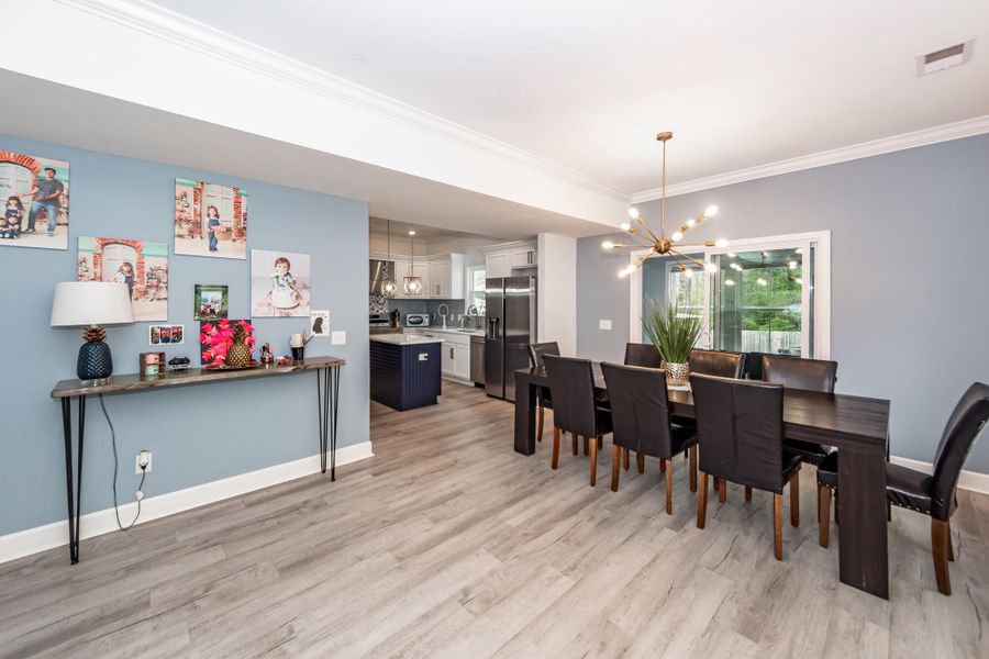 Furnished interior view inside a new home in , Summerville (Image 38).