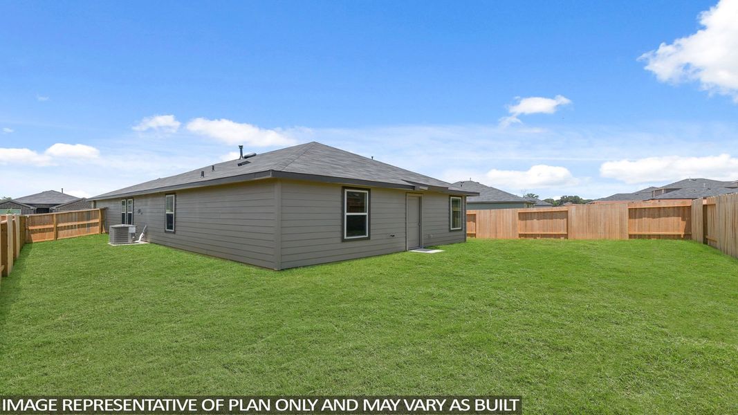 Representative exterior photo of a completed home built from the Estero by D.R. Horton in Mill Creek, Magnolia, TX (Image 16). Representative exterior photo of a completed home built from the Estero by D.R. Horton in Mill Creek, Magnolia, TX (Image 16).