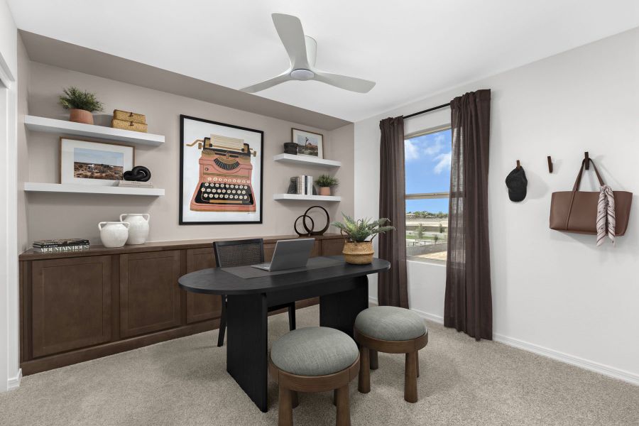 Representative furnished interior of a home built from the Toffee by Mattamy Homes in Baker Farms, Phoenix (Image 19).