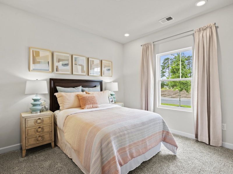 Secondary bedrooms offer plenty of space for guests. Photo from Clear Pond in Myrtle Beach, SC.