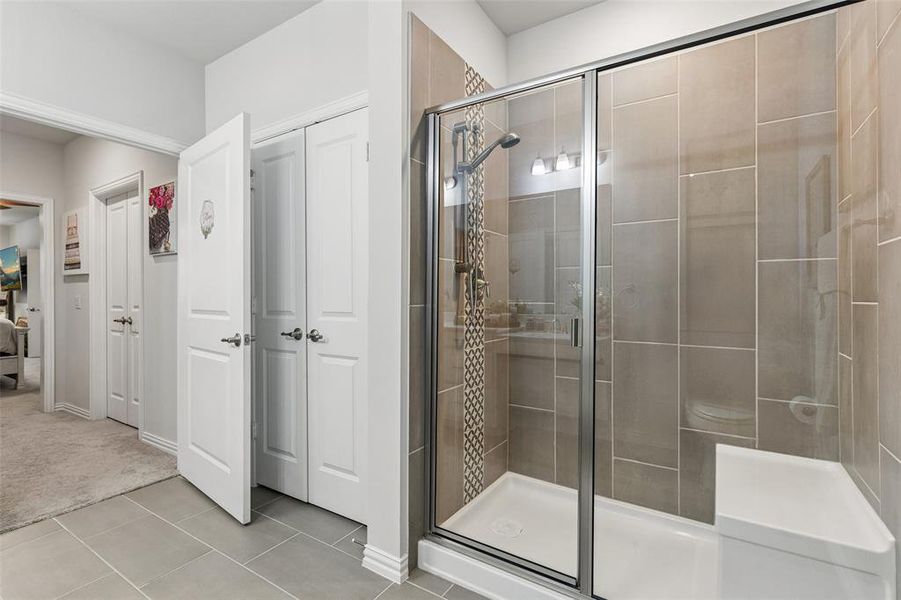Furnished interior view inside a new home in Gatherings® at Twin Creeks, Allen (Image 28).