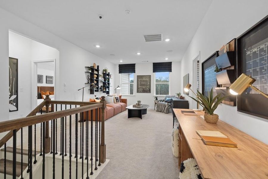 Furnished interior view inside a new home in Auburn Glen, Dacula (Image 7).