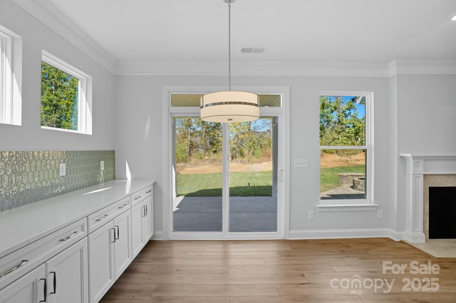 Furnished interior view inside a new home in Heritage - 55+ Community, Indian Trail (Image 6).