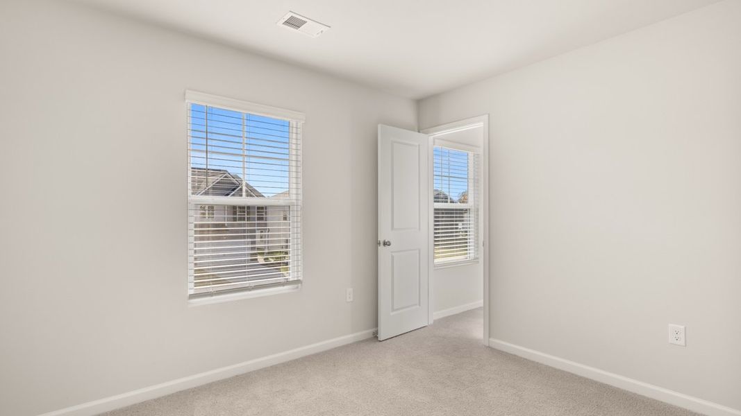 Representative unfurnished interior of a home built from the Ansley by D.R. Horton in Highland Hills, Graniteville (Image 18). Representative unfurnished interior of a home built from the Ansley by D.R. Horton in Highland Hills, Graniteville (Image 18).