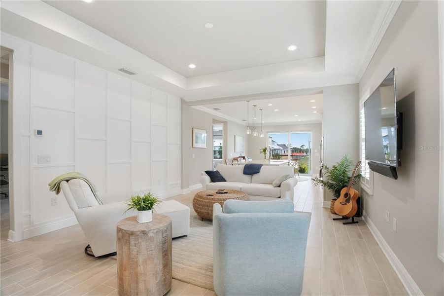 Furnished interior view inside a new home in , Sarasota (Image 16).