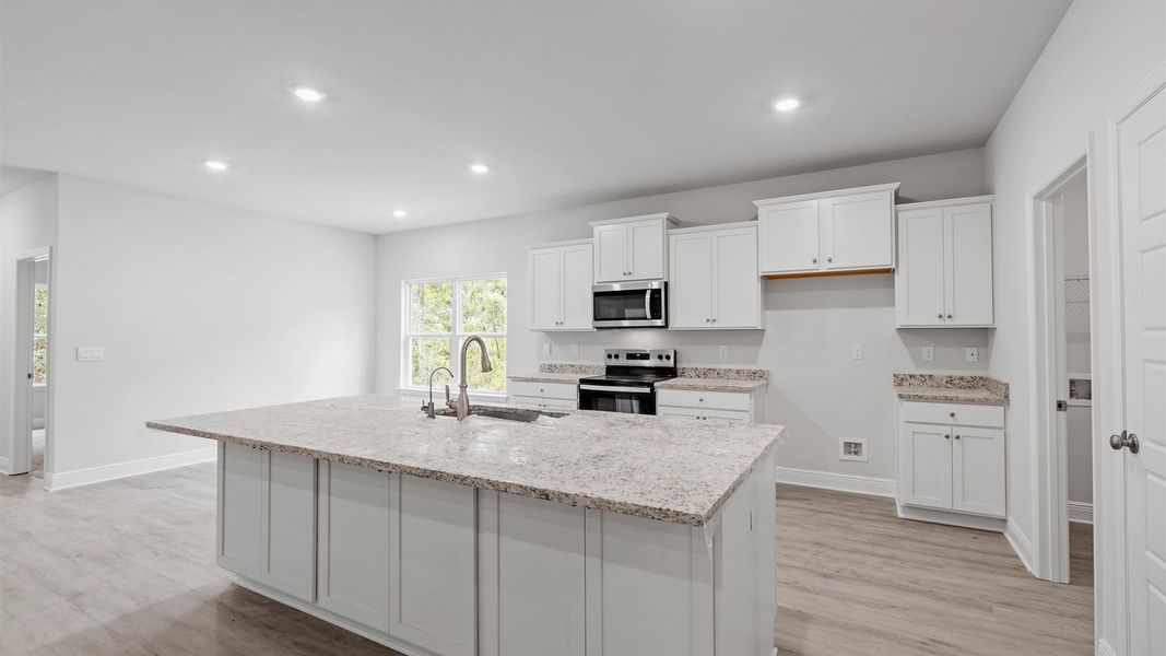 Furnished interior view inside a new home in Greystone, Crawfordville (Image 4).