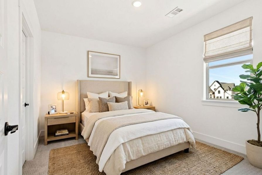 Furnished interior view inside a new home in Cottonwood Creek, Rowlett (Image 29).