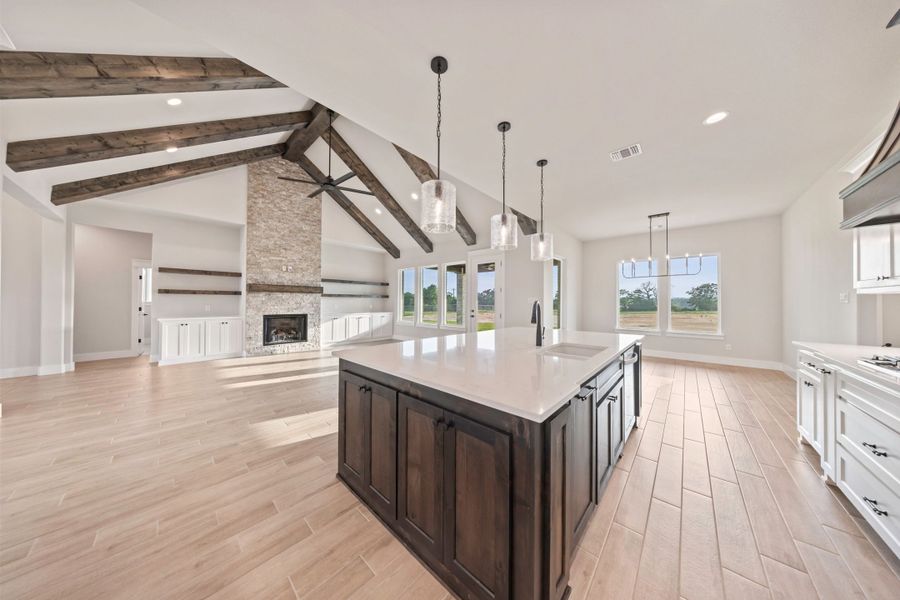 Furnished interior view inside a new home in Prairie Winds Estates, Poolville (Image 35). Furnished interior view inside a new home in Prairie Winds Estates, Poolville (Image 35).