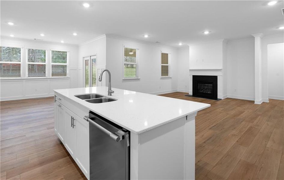 Furnished interior view inside a new home in Wellington Estates, Madison (Image 9).