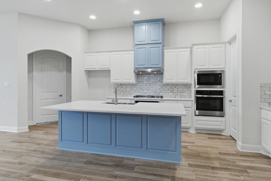 Furnished interior view inside a new home in Johnson Ranch, Bulverde (Image 6). Furnished interior view inside a new home in Johnson Ranch, Bulverde (Image 6).